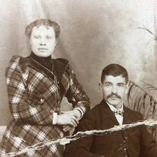 Reading,PA Victorian Antique Cabinet Card Real Photo J. Wohl UNUSUAL Photograph picture