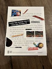 KEN GRIFFEY JR SUPER NINTENDO Poster Print Ad Photo VIDEO GAME Winning Run 8”x11 picture