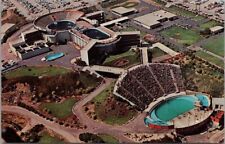 Vintage 1960s MARINELAND OF THE PACIFIC Postcard Aerial View / Palos Verdes, CA picture