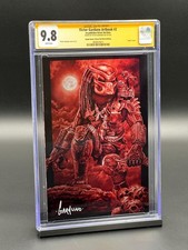 Victor Garduno's Artbook #2 CGC 9.8 SS Predator Jungle Hunter Red METAL LTD 300 picture