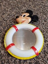 Vintage Disney Mickey Mouse Baby Toy Rattle Mirror Plastic Life Presever 5