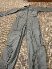 US Military Flyers Coveralls CWU 27/P Mens Size 44 R Sage Green picture