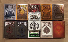 Lot 11 Decks Bicycle Playing Cards Foil Back Archangels Steam Punk Aurora Japan picture
