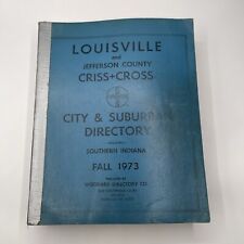 Louisville And Jefferson County Criss Cross City & Suburban Directory 1973 Fall picture