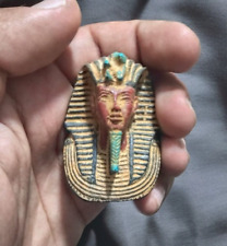 UNIQUE ANCIENT EGYPTIAN ANTIQUES Figure Head For 👑 King Tutankhamun Egyptian BC picture