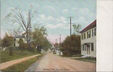 Postcard Second Street Hallowell ME Maine  picture