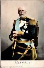 Oscar II King Of Sweden Postcard - udb (pre 1908) picture