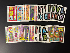 Vintage 1988 Pee Wee's Playhouse Complete 44 Sticker Set picture