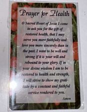 Prayer For Health Card In Plastic To Gift By Ganz picture
