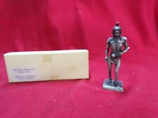 PONTIAC INDIAN SOLID PEWTER (3