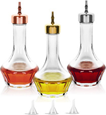 LINALL Bitters Bottle Set of 3 - 1.7oz/50ml Dasher Bottles with Stainless Steel picture
