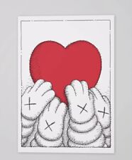 KAWS HOLIDAY Post Card x 10 Heart Print LE/1000 picture