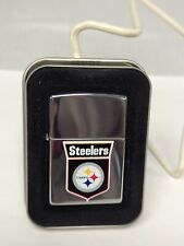 Sealed 2005 Zippo NFL Pittsburgh Steelers Lighter in Tin Box, NOS picture