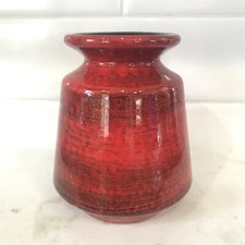 Vintage Ilka Ketamine’s Red Cylinder Bud Vase picture
