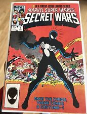 💎 Marvel Super-Heroes Secret Wars #8 (1984, Marvel) VF/NM 1st black Spider-Man picture