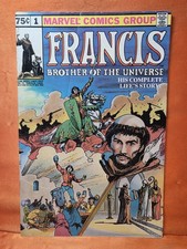 Francis Brother of The Universe #1 FN Marvel 1980 Bronze Age Religious Book U picture