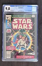 🔥STAR WARS # 1 CGC 9.8 NM/MT Marvel 1977 1st app Darth Vader, Luke, Leia 🔥 picture
