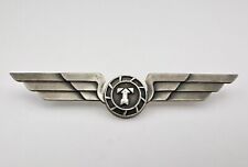 Rare Flying Tiger Line (Flying Tigers) Pilot Sterling Silver Pin Wings 3.25