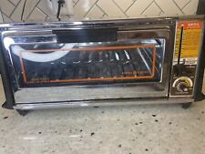 Vintage GE General Electric Toast N Broil Toaster Oven A23126 Chrome READ picture