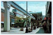 1967 Downtown Monorail Station Westlake Mall Settle Washington WA Postcard picture