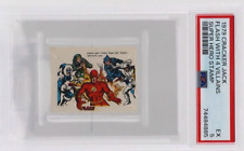 1979 Cracker Jack DC Super Hero Stamp FLASH WITH 4 VILLAINS PSA 5 picture