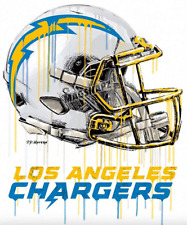 Los Angeles Charger Helmet Drip NFL Football Team 4x6 inch Magnet Fridge Magnet  picture