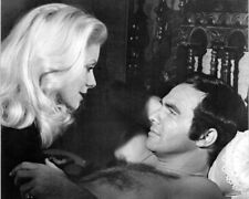 Hustle 1975 Catherine Deneuve in bed with bare chested Burt Reynolds 8x10 photo picture