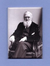 ALFRED RUSSEL WALLACE *2X3 FRIDGE MAGNET* AUTHOR EVOLUTION SCIENTIST SPECIATION picture
