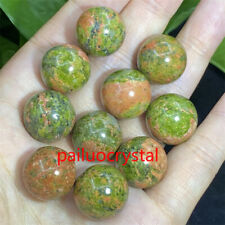 10pc Wholesale Natural unakite Ball Quartz Crystal Sphere Reiki Healing 15mm+ picture