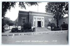 c1940's Post Office Building Morrison Illinois IL RPPC Photo Vintage Postcard picture