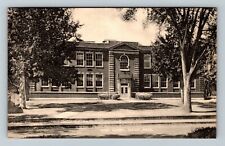 Orange MA-Massachusetts, High School Building, c1940 Vintage Postcard picture
