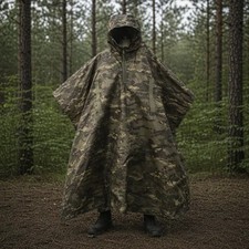 Anti-thermal imaging (anti-drone) raincoat DOUBLE-SIDED SPRING-SUMMER tac.🇺🇦 picture