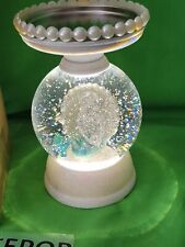 Bath & Body Works Mermaid Water Snow Globe Lighted Sparkle Candle Holder picture