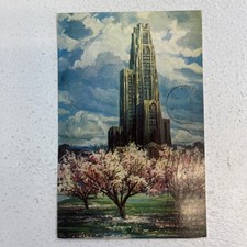 Pennsylvania PA Pittsburgh Cathedral of Learning Postcard picture