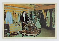 Clerk Examines Beaver Pelts Old Fort William Thunder Bay Ontario Canada Postcard picture