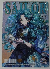 Sailor Moon Card Sailor Neptune Old Fashion Style Prism Anime Collector Card picture