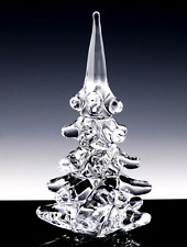 FM Ronneby Sweden Art Glass CLEAR CRYSTAL FIGURINE 6-1/4