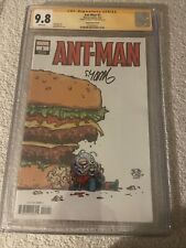 Ant -man #1 cgc 9.8 signed skottie young picture