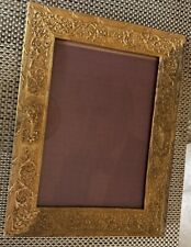 Antique Barbour S.P. Co. Silverplate Picture Frame #3481  6.5”x 9.75” & 2” Frame picture