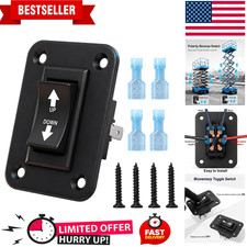 UP Down Momentary Reverse Polarity Switch 12V 30A DPDT Polarity Reversing Switch picture