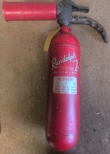 Vintage (1940's-1950's) RANDOLPH "2" Carbon Dioxide FIRE EXTINGUISHER picture