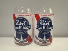 Set Of 2 Two Pabst Blue Ribbon Beer Glasses Can Shape Pint Glasses picture