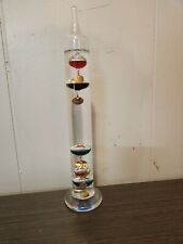 Galileo Liquid Thermometer Handblown Glass 11 inches KOCH MADE IN GERMANY  picture