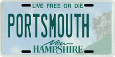 Portsmouth New Hampshire Aluminum License Plate picture