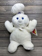 Vintage Dankin Pillsbury 1987 Dough Boy Poppin Fresh Plush Hand Puppet 14” picture