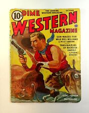 Dime Western Magazine Pulp Oct 1944 Vol. 40 #2 GD Low Grade picture