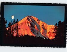 Postcard Moonrise Over Lone Mountain Big Sky Montana USA picture
