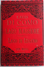 Lake Como Maggiore Lugano Italy antique 12 cabinet photo album Antonio Nessi picture