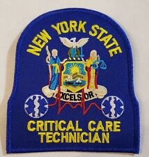 NY EMS Critical Care Technician Emergency Medical Services Patch - Royal picture