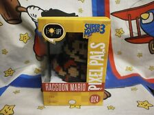 PDP Pixel Pals Raccoon Mario #024 Super Mario Bros 3 New In Box RARE picture